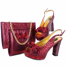 Load image into Gallery viewer, New Shoes And Bag Matching Set HJK1-11