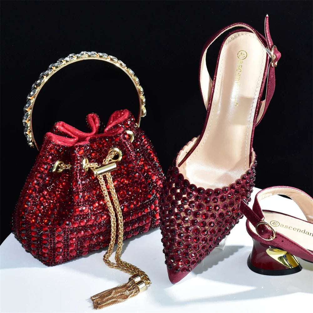 Charming Shoes And Bag Matching Set HAB1-9