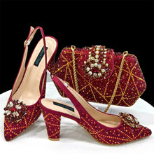 Load image into Gallery viewer, Italian Shoes And Bag Sets HDF1-39