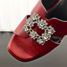 Load image into Gallery viewer, Latest Women Summer Toe Shoes and Bag Set ED135