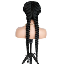 Load image into Gallery viewer, 2 Braid Braided Wig | Senegalese Twists | Lace Front | Long Braids | Synthetic Hair | Black Women