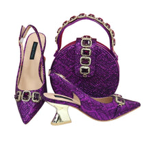 Load image into Gallery viewer, Newest Style Platform Shoes and Matching Bag Set JH654