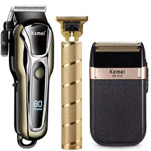 Load image into Gallery viewer, Cordless Electric Hair Trimmer – Professional Rechargeable Beard &amp; Hair Clipper for Men