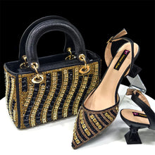 Load image into Gallery viewer, Matching Women Shoe and Bag Set ED130