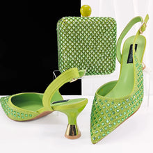Load image into Gallery viewer, Lastest Italian Design Ladies Shoes with Matching Bag Set HZS1-1