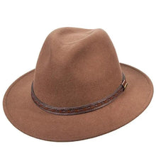 Load image into Gallery viewer, Scala Decatur - Soft Wool Felt Fedora Hat