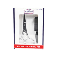 Load image into Gallery viewer, Scalpmaster Men's Facial Grooming Kit - 3pc