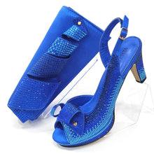 Load image into Gallery viewer, Latest Italian African Shoes And Bag Sets ED117