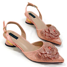Load image into Gallery viewer, Elegant Lady Shoes And Bag Set with Rhinestone EW4520