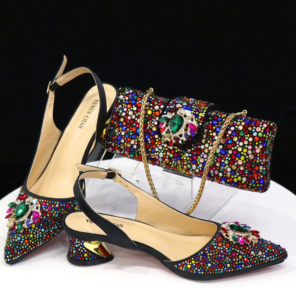 Ladies Shoes and Bags To Match Set ED129