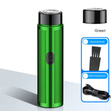 Load image into Gallery viewer, Mini Rechargeable Electric Shaver – Portable Facial &amp; Body Razor for Women &amp; Men, Rotary Detachable Washable Head, LED Display