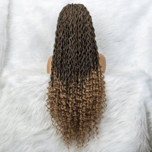 Load image into Gallery viewer, Goddess Box Braids Wig | Curly Ends | Full Lace | Crochet Hair | Black Women