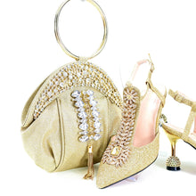 Load image into Gallery viewer, Italian Shoes With Matching Bags Set HRT1-32