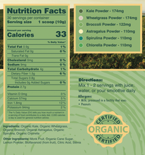 Load image into Gallery viewer, Sweet Greens &amp; Organic Tropics