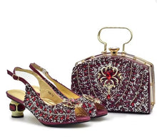 Load image into Gallery viewer, Latest Italian Shoes and Matching Bag Set ED201
