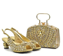 Load image into Gallery viewer, Latest Italian Shoes and Matching Bag Set ED201