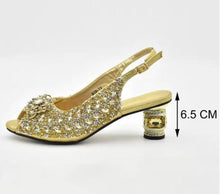 Load image into Gallery viewer, Latest Italian Shoes and Matching Bag Set ED201