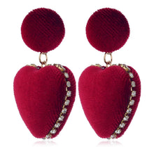 Load image into Gallery viewer, Modern Heart Earrings