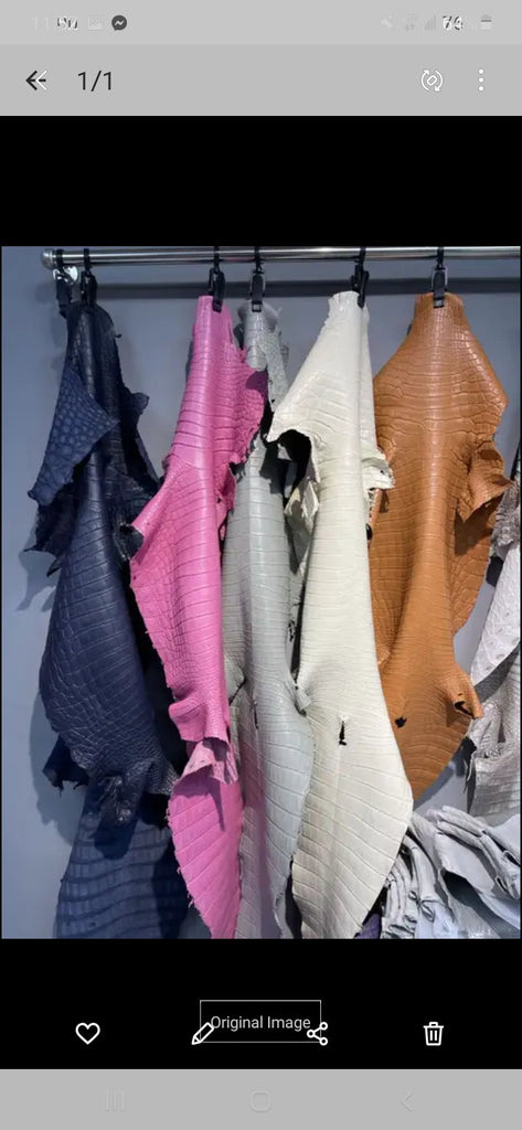 DON JOHN Crocodile Jackets Handmade Men's