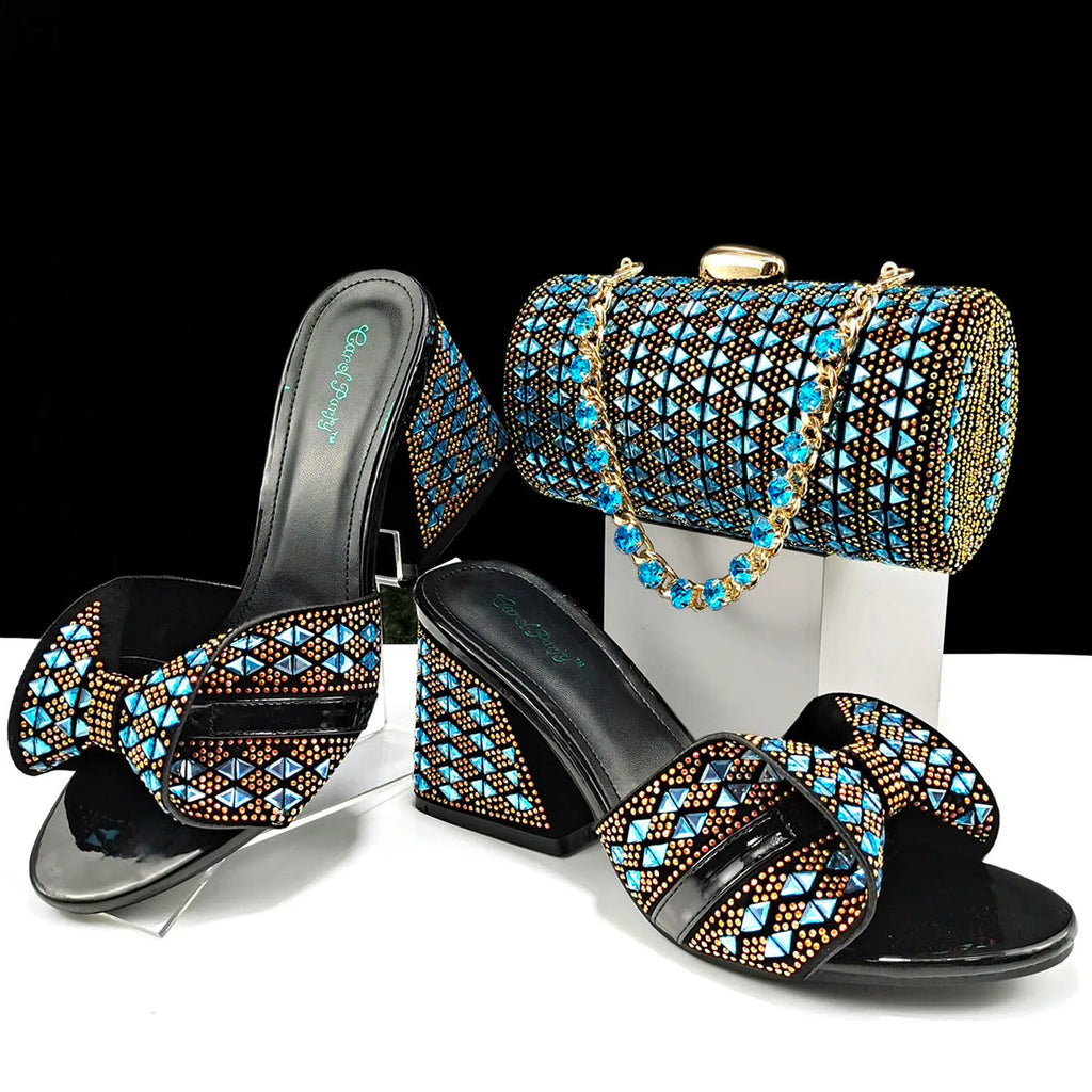 High Quality Ladies Shoes And Bags Set HJJ1-10