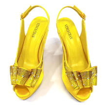 Load image into Gallery viewer, High Quality Thin Heels Ladies Shoes Matching Bag Set YT6543