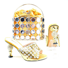 Load image into Gallery viewer, Lastest Italian Style Ladies Shoes with Matching Bag Set HRT1-26
