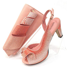 Load image into Gallery viewer, Latest Italian African Shoes And Bag Sets ED117