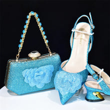 Load image into Gallery viewer, Italian Shoes And Bag Sets For Evening Party HAB1-16
