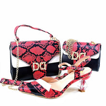 Load image into Gallery viewer, New Ladies Shoes And Bag Matching Set HRT1-37