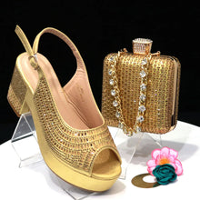 Load image into Gallery viewer, FASHION Women Shoes and Bags To Match Set HAS1-2