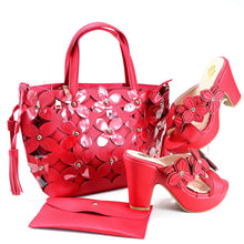 Load image into Gallery viewer, Italian Shoes And Bag Sets For Evening Party HRT1-50