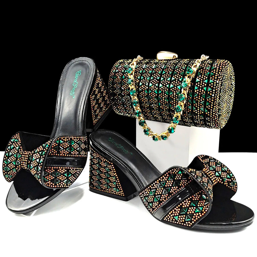 High Quality Ladies Shoes And Bags Set HJJ1-10