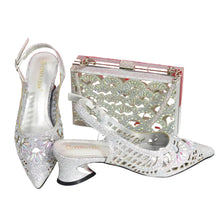 Load image into Gallery viewer, Elegant Ladies Shoes and Bag Set WEQ34