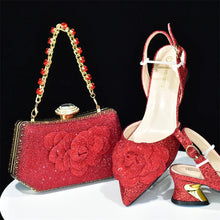 Load image into Gallery viewer, Italian Shoes And Bag Sets For Evening Party HAB1-16