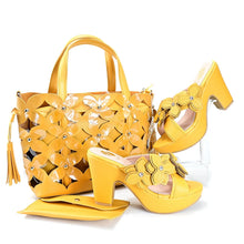 Load image into Gallery viewer, Italian Shoes And Bag Sets For Evening Party HRT1-50