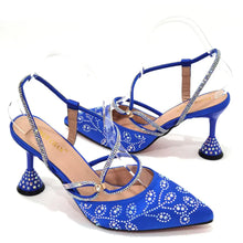 Load image into Gallery viewer, Elegant Pumps with Shoes and Bag Matching Set NFR43