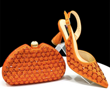 Load image into Gallery viewer, Elegant Italian Design Women's Shoes and Bag Set EDS45