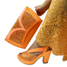Load image into Gallery viewer, Latest African Women Shoes and Bag Set EDN23