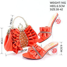 Load image into Gallery viewer, Elegant Italian Shoe and Bag Set HJY65