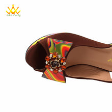 Load image into Gallery viewer, Italian Design Shoes Matching Bag Set EDT543