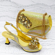 Load image into Gallery viewer, Newest Style Elegant Women High Heels And Bag Set EDS345