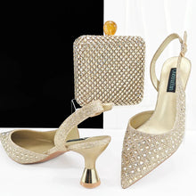 Load image into Gallery viewer, Lastest Italian Design Ladies Shoes with Matching Bag Set HZS1-1