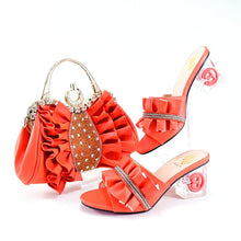 Load image into Gallery viewer, Elegant Italian Shoe and Bag Set HJY65
