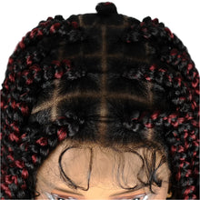 Load image into Gallery viewer, 360 Knotless Box Braids Wig | Super Long | Full Lace | Baby Hair | Synthetic Braids | Black Women
