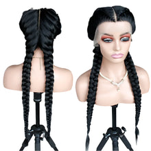 Load image into Gallery viewer, 2 Braid Braided Wig | Senegalese Twists | Lace Front | Long Braids | Synthetic Hair | Black Women