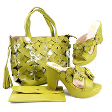 Load image into Gallery viewer, Italian Shoes And Bag Sets For Evening Party HRT1-50