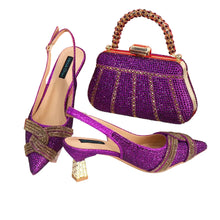 Load image into Gallery viewer, Ladies Italian Design Shoes And Bag Set EDS23