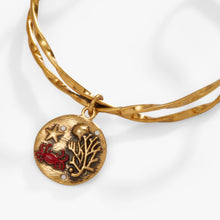 Load image into Gallery viewer, Sea Scene Twisted Cuff