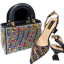 Load image into Gallery viewer, Matching Women Shoe and Bag Set ED130