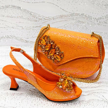 Load image into Gallery viewer, Italian Shoes And Bag Sets HV1-1